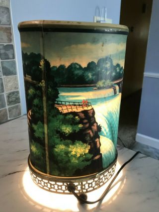 1955 Vintage Econolite Niagara Falls Oval Motion Lamp 3