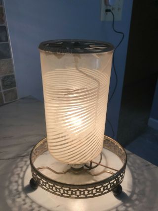 1955 Vintage Econolite Niagara Falls Oval Motion Lamp 5