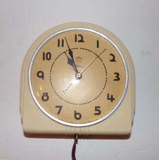 Art Deco Telechron Kitchen Wall Clock 4