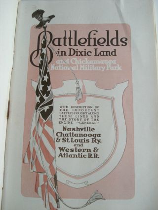 BATTLEFIELDS IN DIXIE LAND ILLUSTRATED BOOK CHICKAMAUGA NATL MILITARY PARK 3