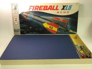 Vintage 1964 Milton Bradley Fireball Xl5 Board Game 4422