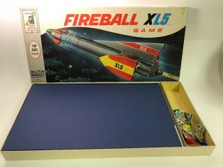 Vintage 1964 Milton Bradley Fireball XL5 Board Game 4422 2