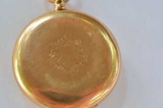 Antique WALTHAM Gold Plated Pocket Watch,  46 mm in size 5