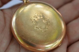 Antique WALTHAM Gold Plated Pocket Watch,  46 mm in size 8