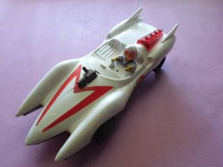 Asc Aoshin Speed Racer Tin Plastic Toy Car Japan 1960 