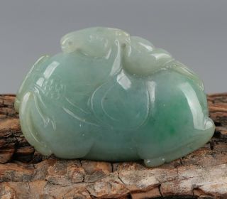 Chinese Exquisite Hand - Carved Jadeite Jade Horse Pendant