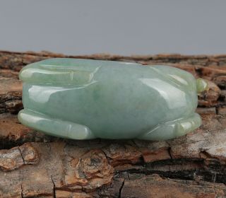 Chinese Exquisite Hand - carved jadeite jade horse Pendant 6