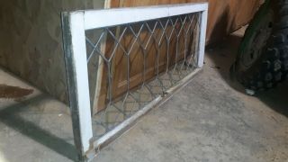 Victorian Vintage Salvaged Lead Glass Window