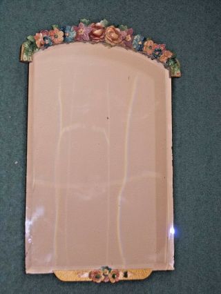 Vintage Barbola Mirror 22ins X 13.  5ins