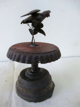 Antique Tin Toy Dancing Parrot Wind Up Made In Japan Rare Collectibles Litho " F