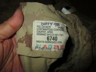 CANADIAN CADPAT ISSUE COMBAT FIELD JACKET 2,  Very Good 5
