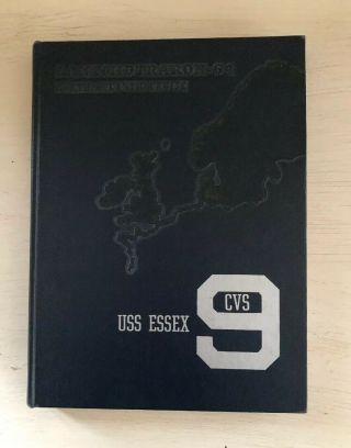 Uss Essex (cvs - 9) 1964 North Atlantic Cruise Book Deployment Cruisebook Usn Usmc