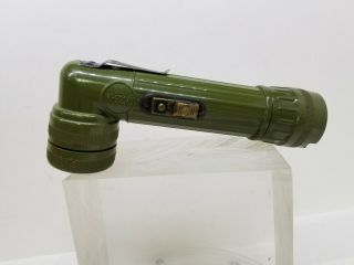 Vintage Us Mx - 991/u Army Green Angled Flashlight - Military