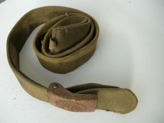 Whsüd Front Dak Afrikakorps Sand Webbing Belt Vaist Web Riemen Koppel Leibriemen