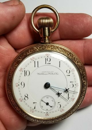 Waltham C1893 Model 1883 Grade 35 18s 17j Of Gf Pocket Watch - Running - Adjusted