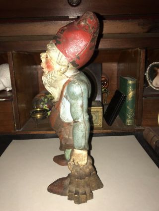 Gnome Doorstop Cast Iron Hubley 2