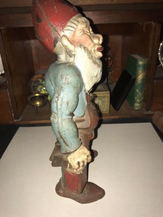 Gnome Doorstop Cast Iron Hubley 4