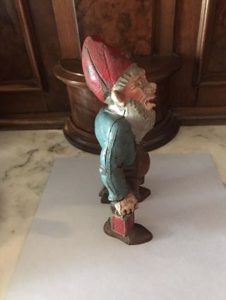 Gnome Doorstop Cast Iron Hubley 5