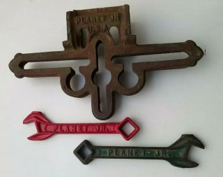 Antique Planet Jr Part K412 - - Converts Seeders To Cultivator,  2 Wrenches