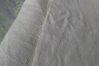 FRENCH ANTIQUE CHANVRE HEMP SHEET HAND LOOMED HOMESPUN MONOGRAM C4 2