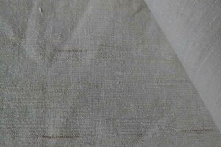 FRENCH ANTIQUE CHANVRE HEMP SHEET HAND LOOMED HOMESPUN MONOGRAM C4 4
