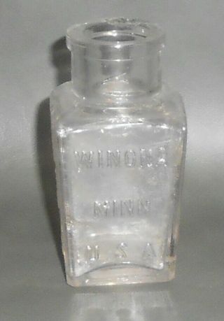 c1890 Antique Dental Bottle Watkins Tooth Powder J R Medical Co Winona MN Minn. 5