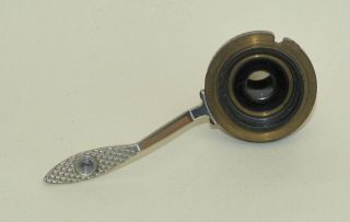 Metallurgical objective lens for brass microscope - C.  Reichert.  2 4