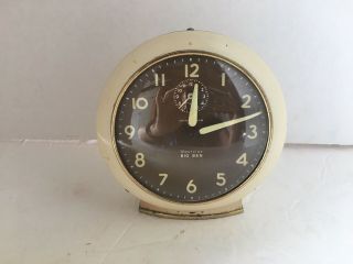 Vintage 1940s - 50s Westclox Big Ben Alarm Clock In Ivory -
