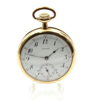 Antique E.  Howard Mechanical Series 7/1912 Open Face Pocket Watch Runs 5615 - 6