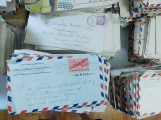 OVER 1000 WWII CORRESPONDENCE LETTERS TO AND FROM CHARLES HOBEL STURGIS MICHIGAN 4