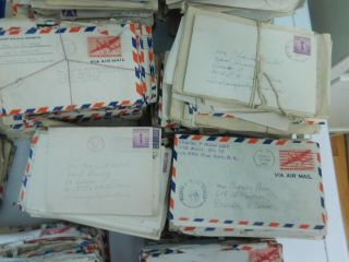 OVER 1000 WWII CORRESPONDENCE LETTERS TO AND FROM CHARLES HOBEL STURGIS MICHIGAN 6
