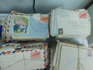 OVER 1000 WWII CORRESPONDENCE LETTERS TO AND FROM CHARLES HOBEL STURGIS MICHIGAN 7
