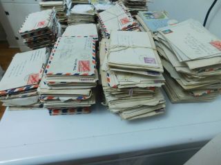 OVER 1000 WWII CORRESPONDENCE LETTERS TO AND FROM CHARLES HOBEL STURGIS MICHIGAN 8