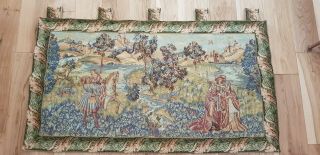 Medieval Scene Tapestry / Wall Hanging