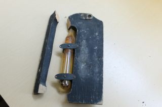 Antique Vintage Wooden Framed Thermometer/Barometer for Parts/Restroration - Tyco 4
