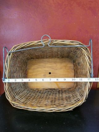 185,  Vintage ROUND Clothes Pins Wooden Rustic Primitive Crafting Laundry Basket 8