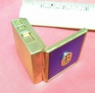 GUCCI PILL BOX / Dispenser - Vintage - Rare - AUTHENTIC - HAND CRAFTED 7