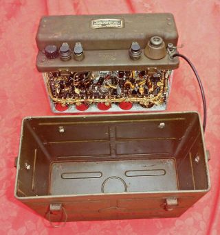 Wwii 1943 Radio Receiver And Transmitter Us Army Bc - 1000 - A