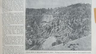 1902 Mining World Newspaper - Boulder County Colorado Mines - Mine Equipment Ads 2
