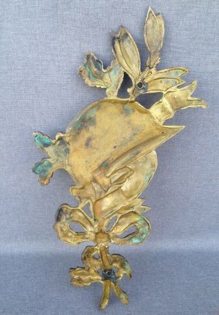 Big and heavy antique furniture ornament made of ormolu France early 1900 ' s 2
