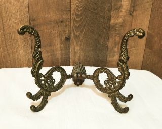 Vintage Antique Art Deco Victorian Cast Brass Coat Hook Towel Hook Robe Holder