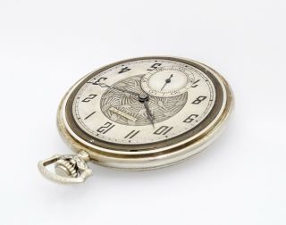 RARE 14s 19j Dudley Model 1 pocket watch in a 14k case rare pine cone motif dial 8