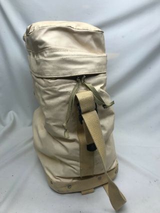 US Military insulated jerry can bag canvas water carry case cooler,  Army tan 2