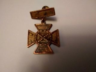 Civil War Southern Cross Of Honor Daughters Of Confederacy Medal