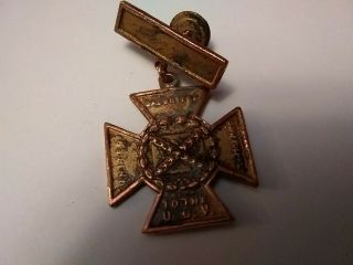 Civil War Southern Cross of Honor Daughters of Confederacy Medal 4