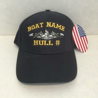 Uss Tullibee Ssn 597 - Embroidered Submarine Ball Cap - Made In Usa - Bc Patch