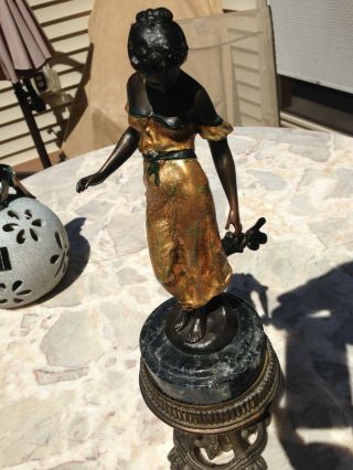 Antique Signed Auguste Moreau French Solid Bronze