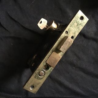 Huge Penn Hardware Entry Mortise Lock With Cylinder & Key,  Tumb Turn Knob
