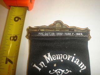 1893 GAR Ribbon Lott Post No.  70 Gibson City IL w/ envelope MOC 3