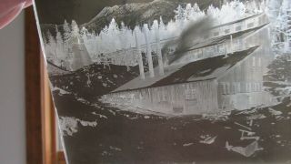 1890 ' s Era Gilpin County Colorado Mt.  Pride Mill Glass Plate Negative - Mining 3